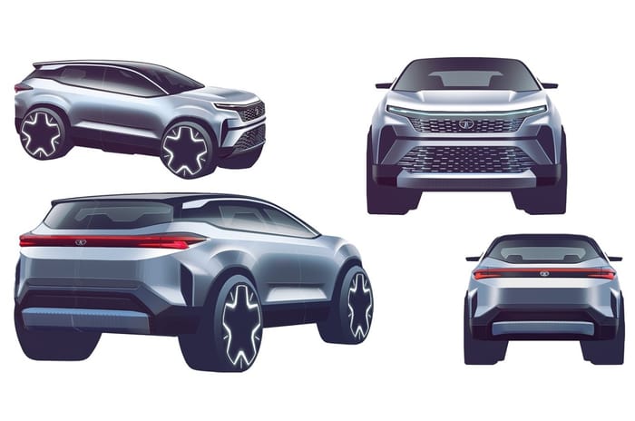 Tata Harrier design sketches