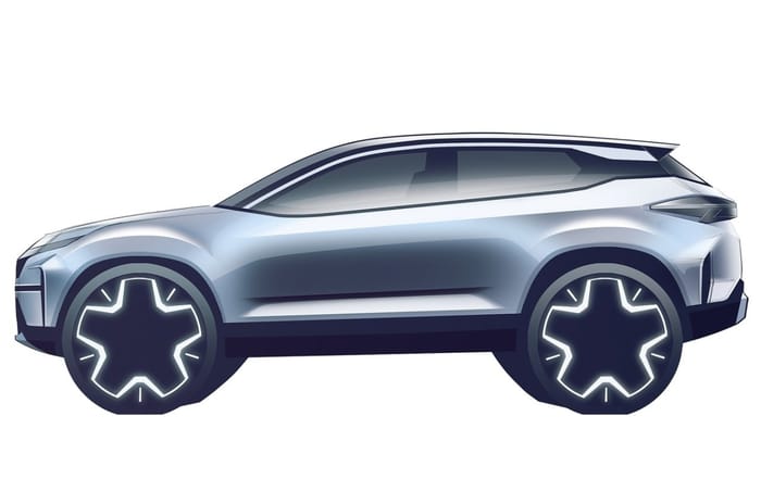 Tata Harrier sketch side profile