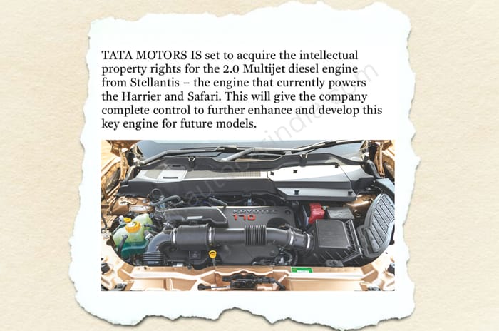 Tata to acquire IP rights for 2.0 multijet diesel India Autocar India