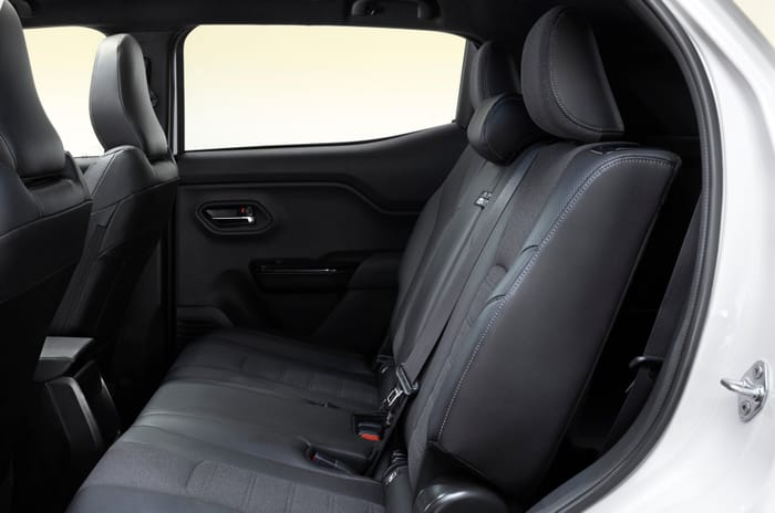 Toyota Urban Cruiser EV rear seats