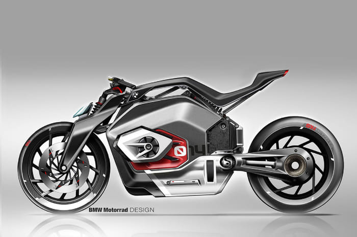 BMW files patent for shaft-driven electric motorcycle layout