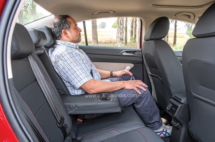 Volkswagen Virtus rear seat
