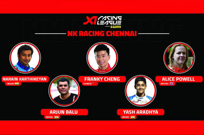 X1 Racing League complete driver line-up revealed