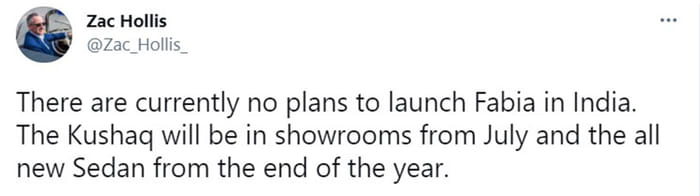 Skoda Kushaq launch in June 2021