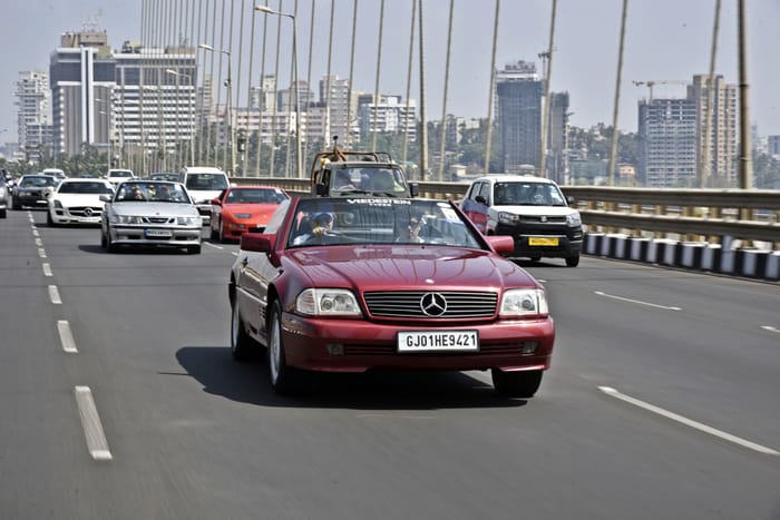 Over 55 Modern Classic cars take to Mumbai streets in style