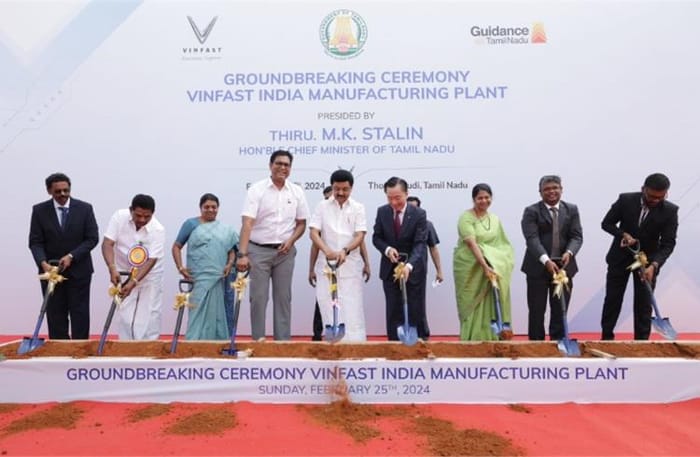 VinFast begins India plant construction