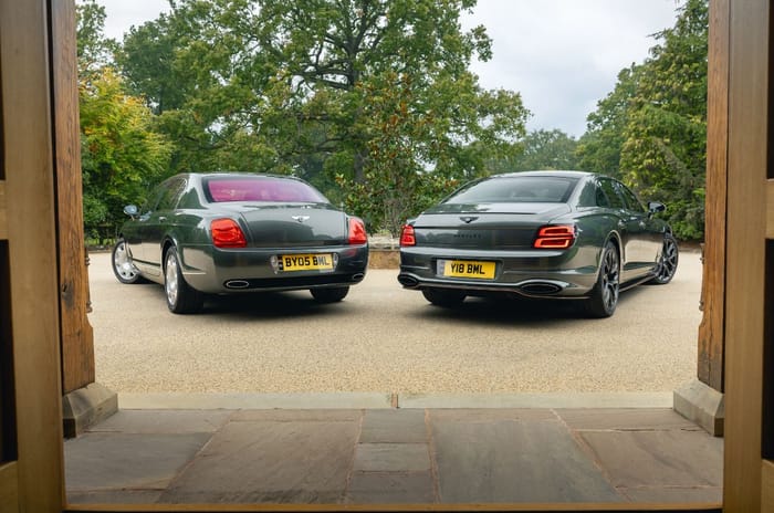 Bentley marks three anniversaries with bespoke Flying Spur tributes
