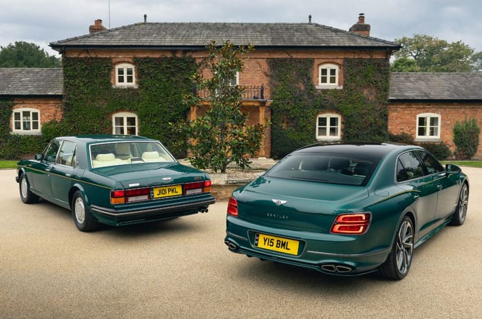Bentley marks three anniversaries with bespoke Flying Spur tributes