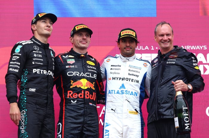 2025 F1 Azerbaijan GP podium