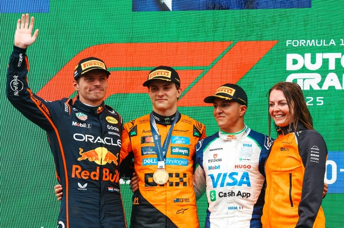 2025 F1 Dutch GP podium