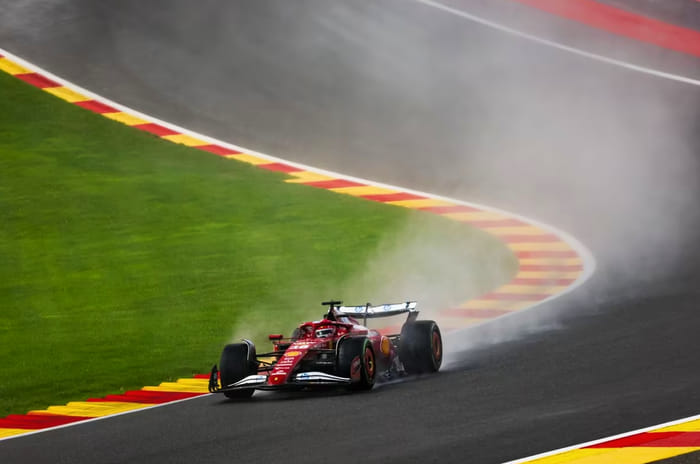 Charles Leclerc at 2025 F1 Belgian GP