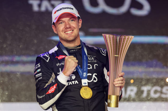 Jaguar Nick Cassidy Formula E London Jaguar Nick Cassidy Formula E London