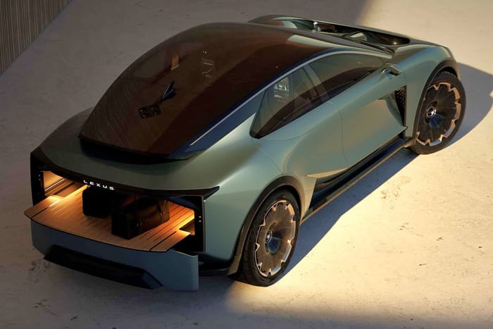 Lexus LS reinvented as luxury MPV and coupe SUV concepts