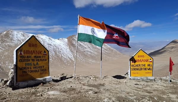 Mig La pass at 19,400ft becomes world’s new highest motorable road