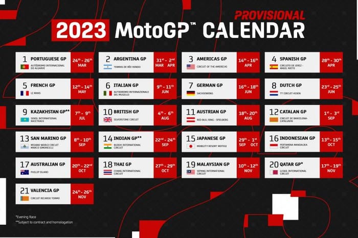 MotoGP confirms Bharat GP debut in 2023