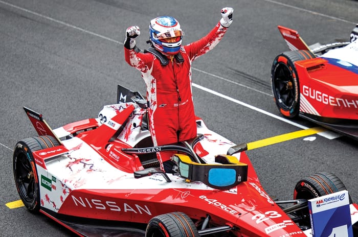 Nissan Formula E driver Oliver Rowland Nissan Formula E driver Oliver Rowland