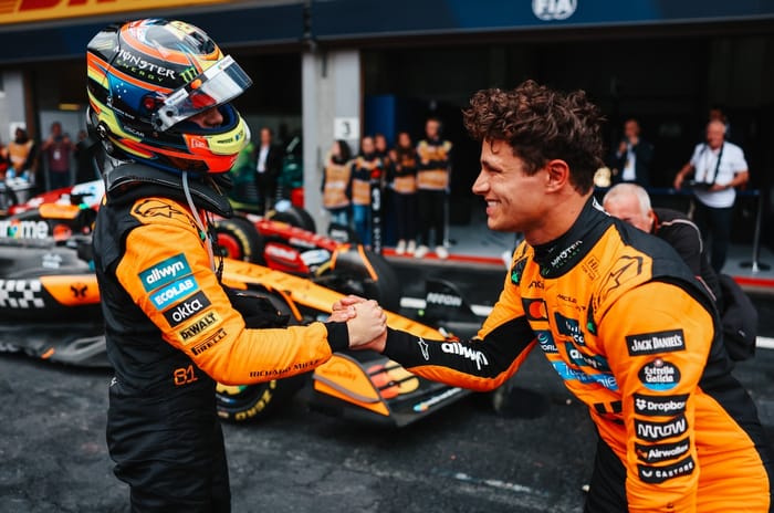 Piastri, Norris at 2025 F1 Belgian GP