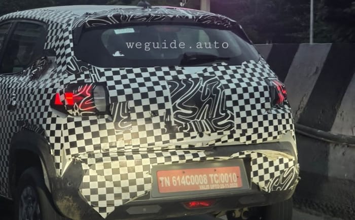 renaul-kwid-facelift-spy-shot-rear