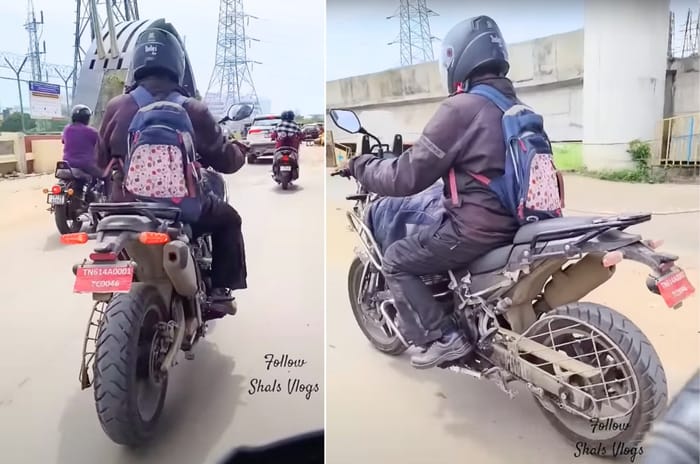 Royal Enfield Himalayan 750 spied, looks production ready