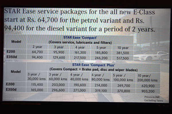 Mercedes to make E-class cheaper to own than before
