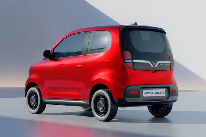 Vinfast Minio Green compact EV design patent filed in India