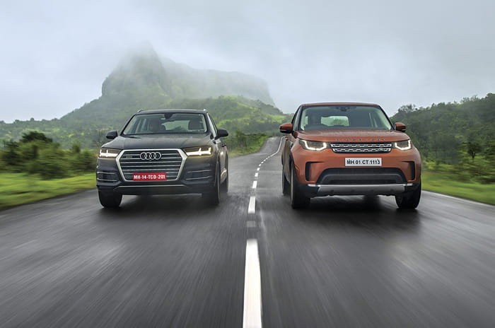 2017 Land Rover Discovery vs Audi Q7 comparison
