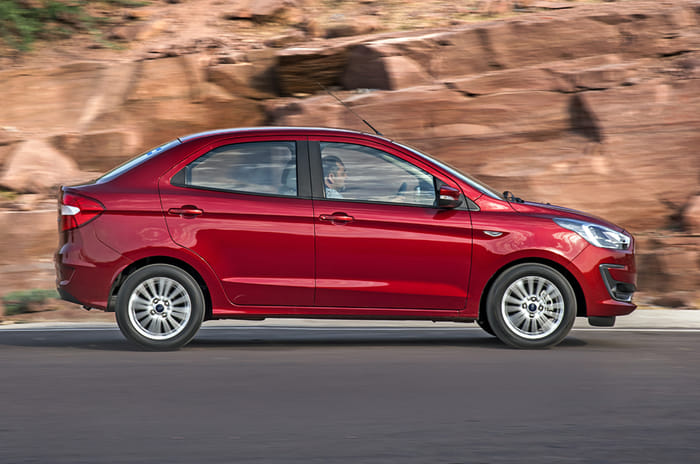 2018 Ford Aspire side action 2018 Ford Aspire side action