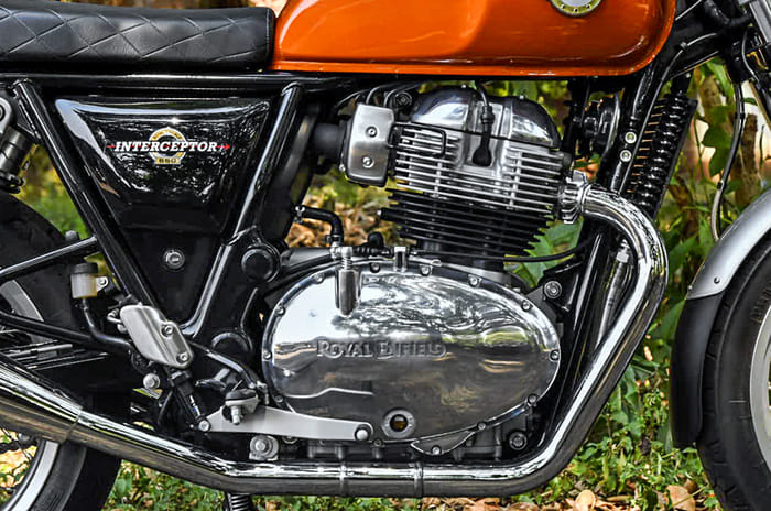 2018 Royal Enfield Interceptor 650 engine