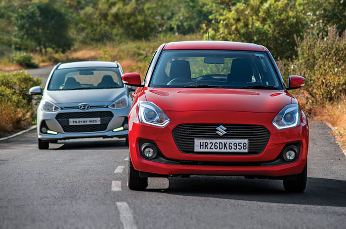 2018 Maruti Swift vs Hyundai Grand i10 comparison