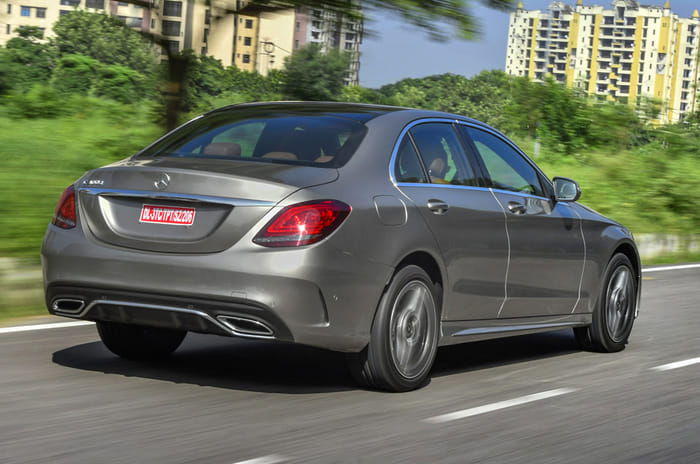 2018 Mercedes-Benz C 300d rear action