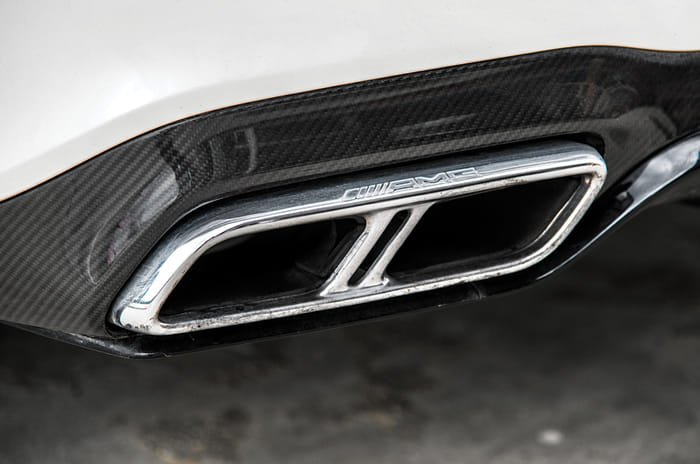 2018 Mercedes-AMG E 63 S exhaust