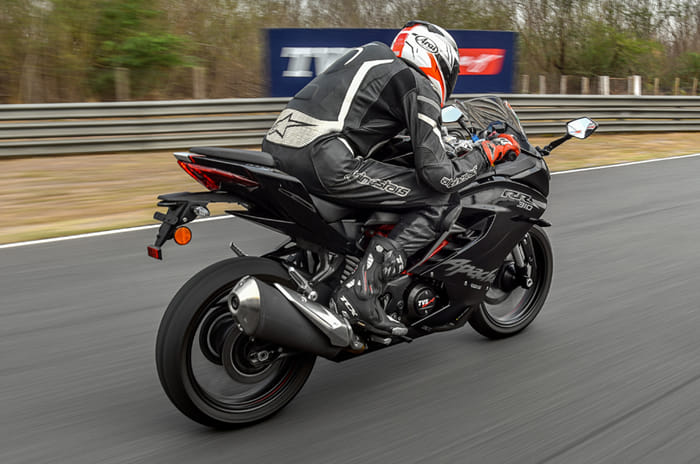 2019 TVS Apache RR 310 rear action