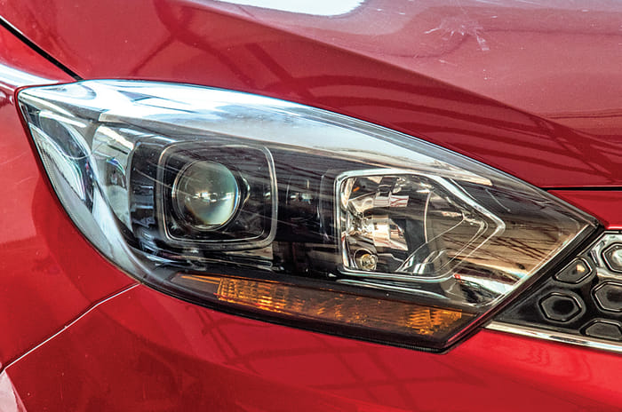 Tata Tigor AMT long term review headlight