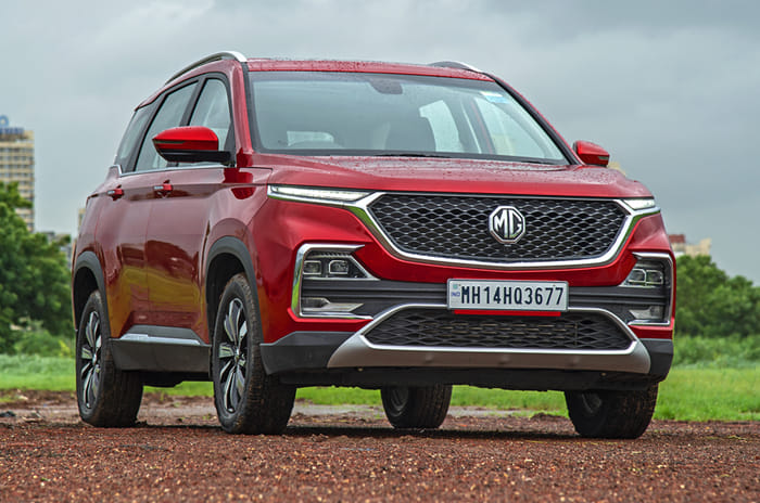 MG Hector petrol-automatic front static MG Hector petrol-automatic front static
