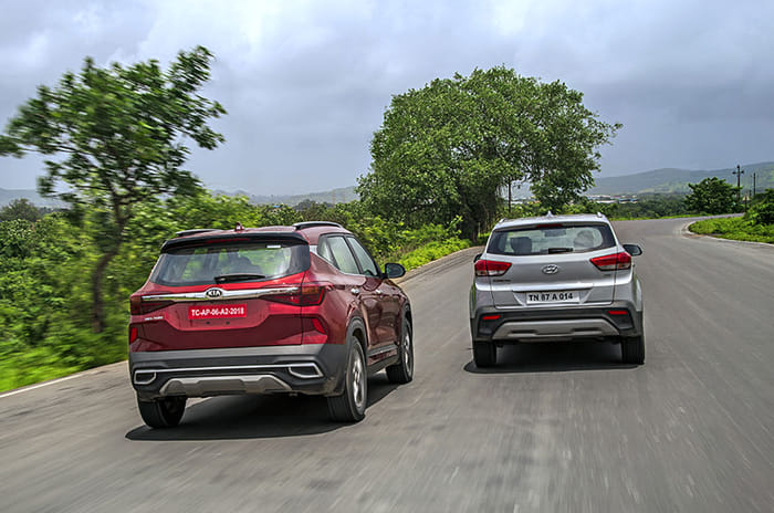 Kia Seltos vs Hyundai Creta comparison