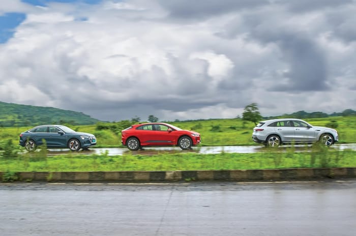 Audi E-Tron vs Jaguar I-Pace vs Mercedes-Benz EQC comparison