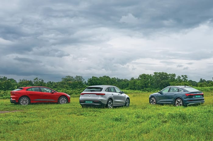 Audi E-Tron vs Jaguar I-Pace vs Mercedes-Benz EQC comparison