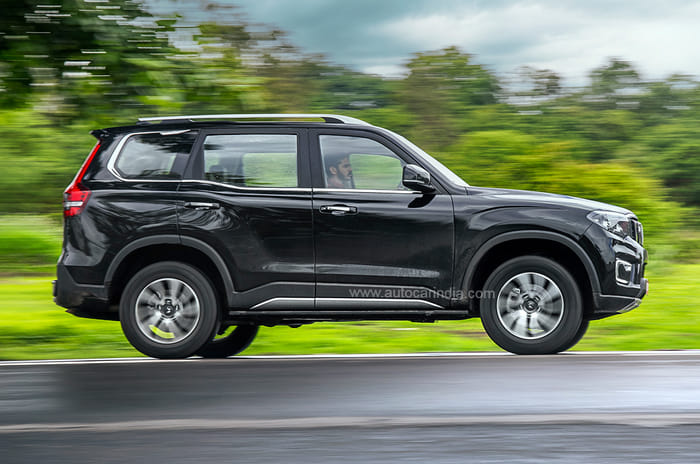 New 2022 Mahindra Scorpio N track side