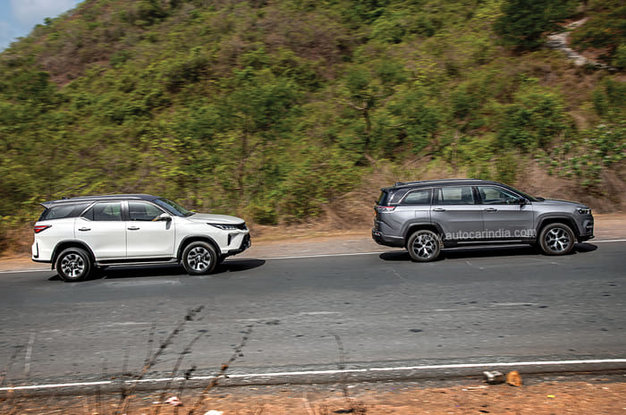 Jeep Meridian vs Toyota Fortuner comparison
