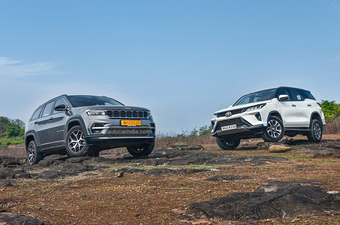 Jeep Meridian vs Toyota Fortuner comparison