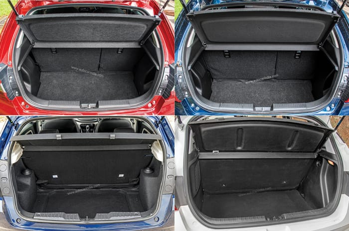 Toyota Glanza vs Maruti Baleno vs Hyundai i20 vs Tata Altroz comparison