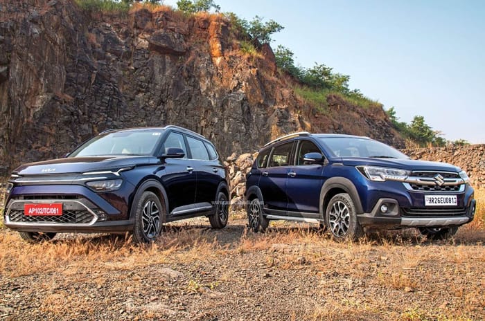 Maruti Suzuki XL6 vs Kia Carens comparison: six-seat showdown
