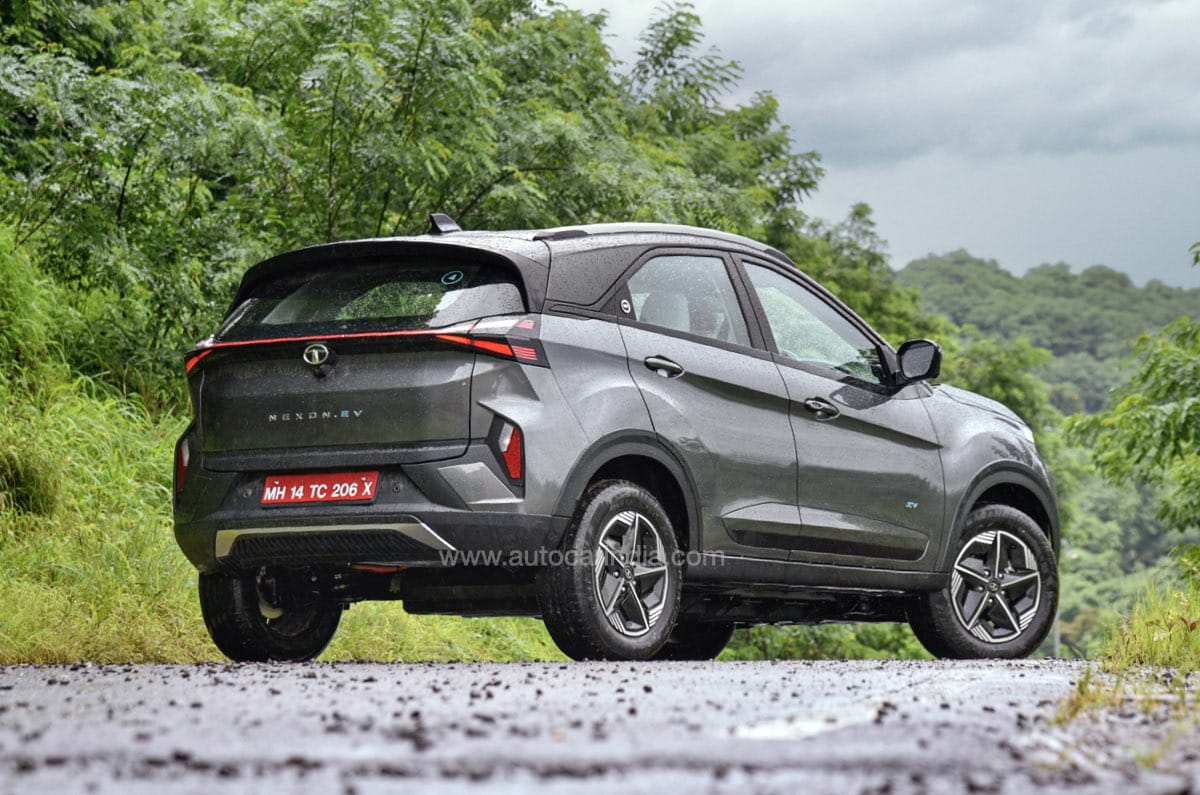 Tata Nexn EV rear quarter
