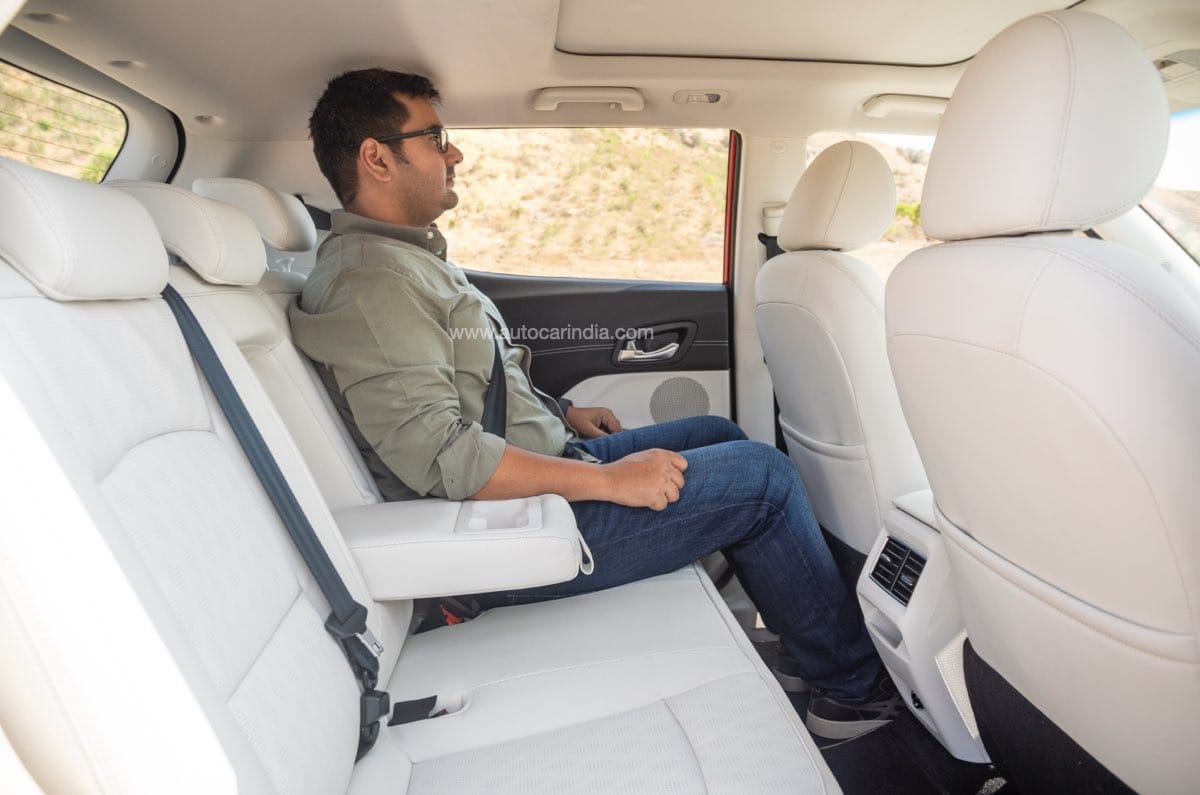 Mahindra XUV 3XO rear seats