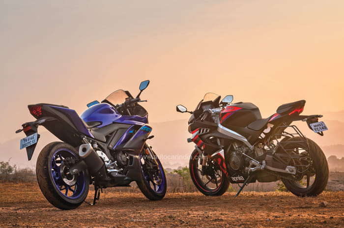 Aprilia RS 457 vs Yamaha R3 comparison 