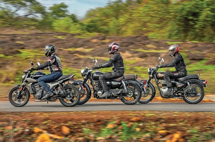 Hero Mavrick 440 vs Royal Enfield Bullet 350 vs Honda CB350: Retro Rumble