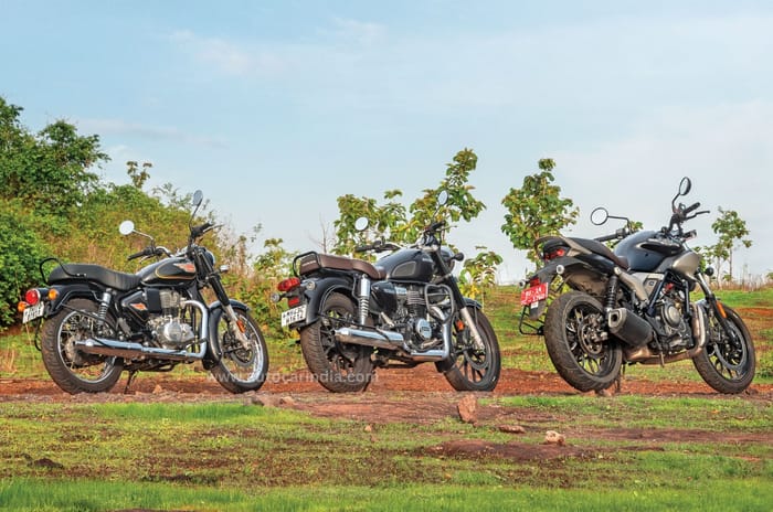Hero Mavrick 440 vs Royal Enfield Bullet 350 vs Honda CB350: Retro Rumble