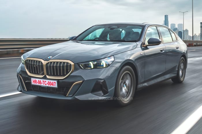 BMW 5 Series LWB front action
