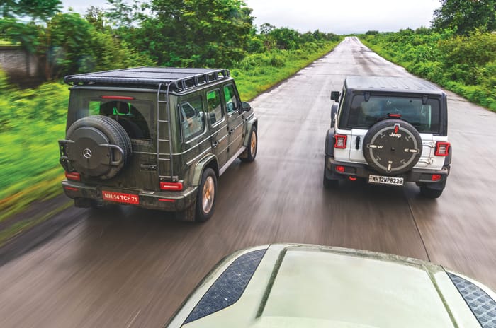 Land Rover Defender vs Mercedes G Class vs Jeep Wranger comparison