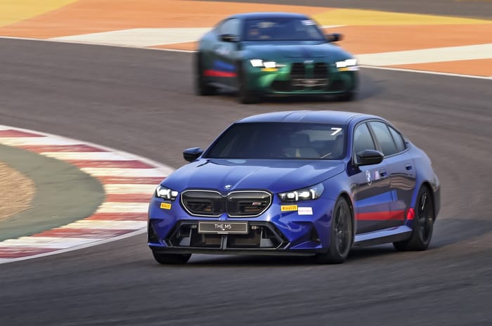 2025 BMW M5 BIC corner
